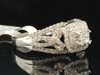 Diamond Engagement Ring 14K White Gold Quad Princess Cut 0.51 Ct Knot Design