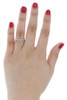 Diamond Infinity Wedding Ring 10K White Gold Round Cut Fashion Ring 0.20 Ct.