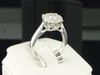 Solitaire Diamond Ladies Engagement Ring 14K White Gold Round Cut Promise 1 Ct.
