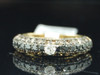Ladies 10K Yellow Gold Brown Diamond Engagement Ring Wedding Band 1.50 Ct.