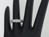 Diamond 3 Stone Engagement Ring 14K White Gold Round Solitaire Bridal Set 1 Tcw.