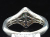 Blue Diamond Cluster Oval Right Hand Cocktail Ring .925 Sterling Silver 0.50 Ct