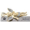 Diamond Mini 3D Angel Piece Cherub Pendant 10K Yellow Gold 2.55" Charm 0.70 Ct.