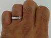 MENS LADIES STERLING SILVER DIAMOND MATCHING WEDDING TRIO SET ENGAGEMENT RING