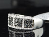 LADIES WHITE GOLD DIAMOND WEDDING ENGAGEMENT BAND RING