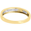 Diamond Trio Set Engagement Ring 10k Yellow Gold Round Wedding Band 1/3 Ct