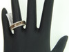 Brown Diamond Wedding Band Ladies 14K Yellow Gold Round Eternity Style Ring