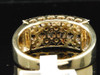 10k Yellow Gold Round Cut Brown Diamond Champagne Fashion Cocktail Ring 0.81 Ct.