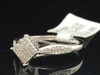 Diamond Kite Fashion Right Hand Cocktail Ring 10K White Gold 0.18 Ct Pave