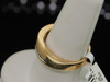 MENS YELLOW GOLD ROUND DIAMOND WEDDING BAND RING .50CT