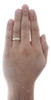 Diamond Trio Set 10K Yellow Gold Ladies Engagement Ring Mens Wedding Band .50 Ct