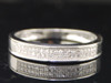 Mens Ladies 10K White Gold 0.33 Ct. Diamond Engagement Ring Wedding Band Set