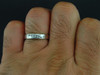 Diamond Trio Set 10K White Gold Round Solitaire Engagement Wedding Ring 1/4 Tcw.