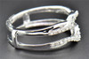 Diamond Enhancer Infinity Wrap Solitaire Engagement Ring 14K White Gold 0.24 Ct
