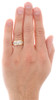 10K Yellow Gold Channel Set Diamond Mens Wedding Band Engagement Ring 0.75 CT.