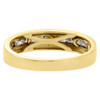 10K Yellow Gold Princess Diamond Wedding Band Mens Engagement Ring 0.50 Ct.