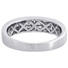14K White Gold Princess Cut Mens Diamond Engagement / Wedding Band Ring 0.80 CT.