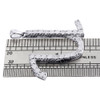 U Script Diamond Charm .925 Sterling Silver Initial Pendant w/ Chain 0.11 Tcw.
