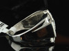 Mens 10k White Gold Diamond Pinky Ring 1 ct. Engagement Wedding Band Criss Cross