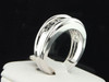 Mens 10K White Gold 5 Stone Black Diamond Engagement Ring Wedding Band 0.52 ct.