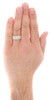 10K Yellow Gold Diamond Wedding Engagement Band Mens Channel Set Ring 1.05 CT.