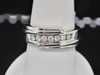 Diamond Wedding Band Mens 14K White Gold Round Anniversary Ring 1/3 Tcw.