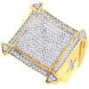 Diamond Statement Pinky Ring Mens 10K Yellow Gold Round Cut Pave Band 0.71 Ct.