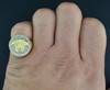 Diamond Medusa Head Statement Pinky Ring .925 Sterling Silver Round Pave 0.50 Ct