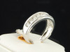 Diamond Ring Mens 10K White Gold Round Cut Engagement Wedding Band 1.05 Ct.