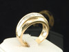 Diamond 5 Stone Wedding Band Mens 14K Yellow Gold Princess Cut Ring 0.60 Tcw.