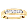 Diamond Wedding Band 10K Yellow Gold Round Cut Mens Engagement Ring 0.25 CT