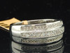 Diamond Wedding Band Mens Engagement Ring 10K White Gold Round Cut 0.50 Ct.