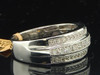 Diamond Wedding Band Mens Engagement Ring 10K White Gold Round Cut 0.50 Ct.