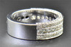 Round Diamond Wedding Anniversary Band Men's 14K White Gold 3.00 Ct.