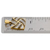 Brown Diamond Square Pendant 10K Yellow Gold 0.25 CT. Charm