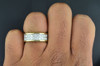 Diamond Wedding Band 10K Yellow Gold Round Cut 1.80 Ct Men's Filigree Ring