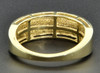 Yellow Diamond Engagement Wedding Band Mens 10K Yellow Gold Pinky Ring 1/3 Ct.