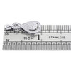 10k White Gold Round Cut Diamond Infinity Loop Pendant  1/3 CT.