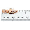 Mini Angel Cherub Real Diamond Pendant .925 Charm 0.10 Ct with Moon-cut Chain