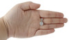 14K White Gold Diamond Flower Pendant Ladies Small Necklace 1 CT.