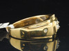 Diamond Ring Solitaire 14K Yellow Gold Mens Engagement Wedding Band 0.25 Ct.