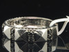 Mens 10K White Gold Black Diamond Engagement Ring Designer Wedding Band 0.50 ct.