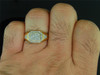 Diamond Ring Mens Pinky 10K Yellow Gold Designer Round Cut Pave Band 0.35 Ct.