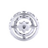 Diamond Dancing Twinkle Pendant Ladies 10K White Gold Round Charm 0.19 Ct.
