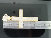 Diamond Cross Pendant Men's .925 Sterling Silver Round Pave Design Charm 2 Ct