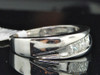 3 Stone Princess Cut Diamond Wedding Band 14K White Gold Engagement Ring 0.50 Ct