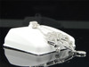 Ladies 10K White Gold Teardrop Dangle Diamond Pendant Charm For Necklace .33 Ct.