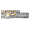 10K Yellow Gold Genuine Round Diamond Handgun Pistol Pendant 2.15" Charm 1.68 CT