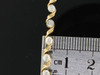 Ladies 10K Yellow Gold Diamond Pave Link Fanook Bracelet 0.31 Ct.