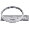 Diamond Domed Bangle 14K White Gold Ladies Round Cut Pave Bracelet 6.75 Ctw.